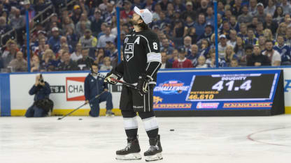Drew Doughty trying to remember Snap Specs