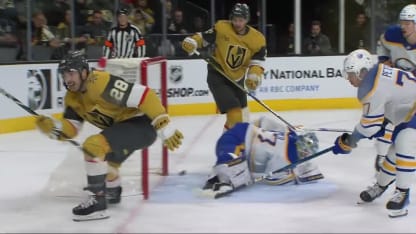 BUF@VGK: Laczynski scores goal against James Reimer