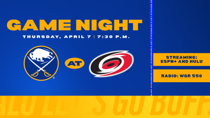 20220407 Sabres Hurricanes Game Night Mediawall