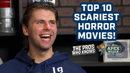 Adam Fantilli and Kent Johnson Guess the Top 10 SCARIEST Horror Movies! 🎃 | The Pros Who Knows