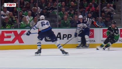 WPG@DAL: Stanley scores goal against Jake Oettinger