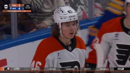 PHI@BUF: Zegras scores PPG against Ukko-Pekka Luukkonen
