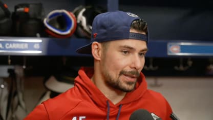 Après-match c. PHI : Carrier