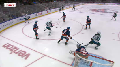 Josh Morrissey with a Powerplay Goal vs. New York Islanders