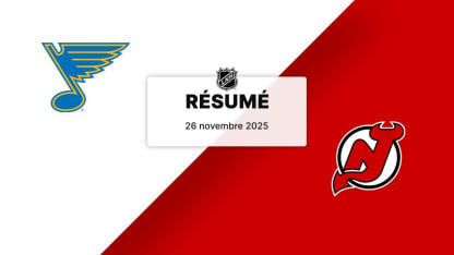 STL vs NJD | Résumé | 26/11/2025