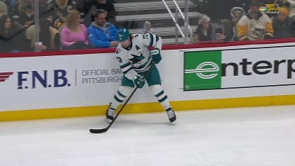 SJS@PIT: Klingberg scores PPG against Arturs Silovs