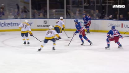 NSH@NYR: Gavrikov scores goal against Juuse Saros