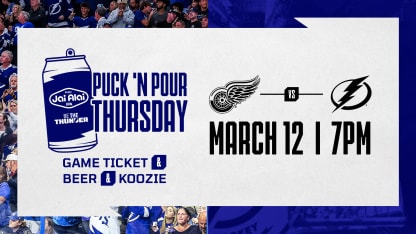 Puck 'n Pour Thursday Ticket Pack - 3/12