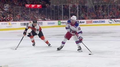 NYR@PHI: Lafrenière scores goal against Philadelphia Flyers