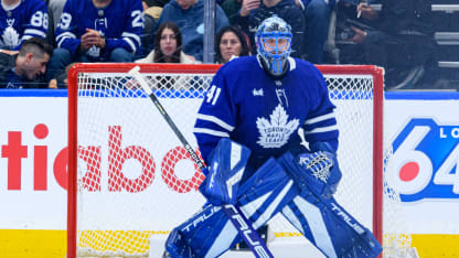 Maple Leafs Stolarz blessure absence