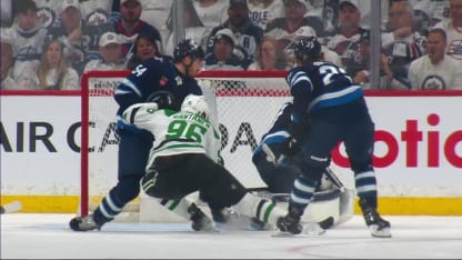 DAL@WPG: Rantanen has a hat trick against the Jets