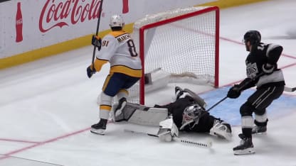 NSH@LAK: Kuemper with a great save against Jonathan Marchessault