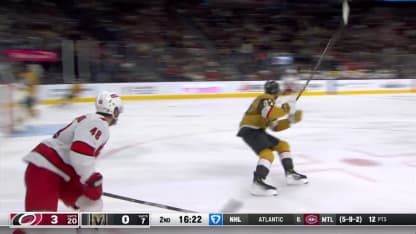 CAR@VGK: Staal scores SHG against 
Adin Hill