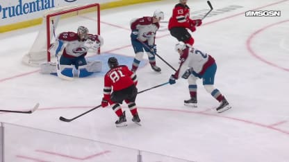 COL@NJD: Gritsyuk scores goal against Trent Miner