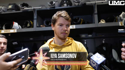 Ilya Samsonov después del partido 10/13