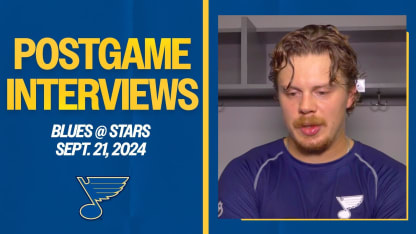 Sept. 21: Postgame Interviews