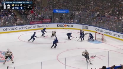 BOS@TOR: Woll with a great save