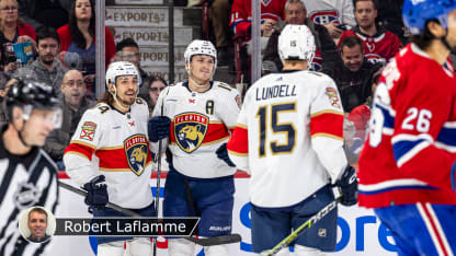 PANTHERS CANADIENS BADGE LAFLAMME