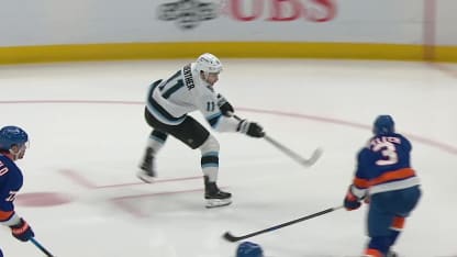 UTA@NYI: Guenther has a hat trick against the Islanders