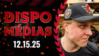 Fabian Zetterlund dispo média avant le match contre WPG