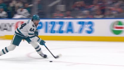 SJS@EDM: Sherwood scores goal against Connor Ingram