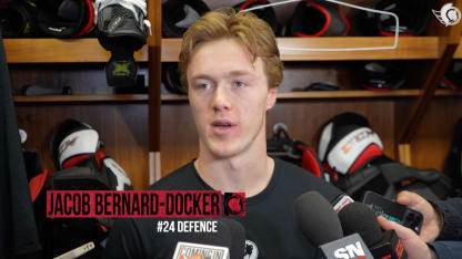 Jacob Bernard-Docker Pregame Media vs VGK