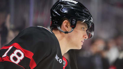 OTTAWA, CANADA - JANUARY 17: Tim Stützle #18 of the Ottawa Senators skates against the Montréal Canadiens at Canadian Tire Centre on January 17, 2026 in Ottawa, Ontario, Canada. (Photo by Chris Tanouye/Freestyle Photography/Getty Images)