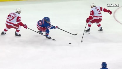 DET@NYR: Lafrenière scores goal against Alex Lyon