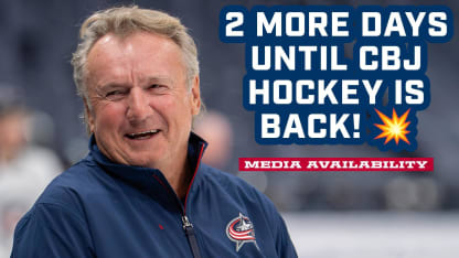 Only 2 MORE DAYS Until Blue Jackets Hockey is Back! 💥 | Blue Jackets Media Availability