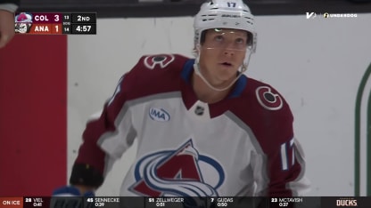 COL@ANA: Kelly scores goal against Lukas Dostal