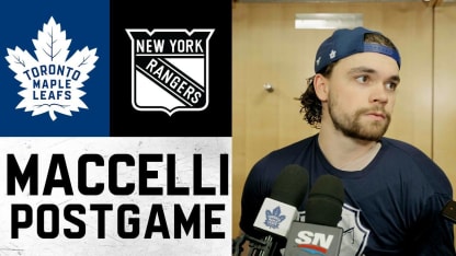 Matias Maccelli | Post Game at  New York Rangers
