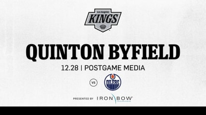 Quinton Byfield Media Availability 12/28/24