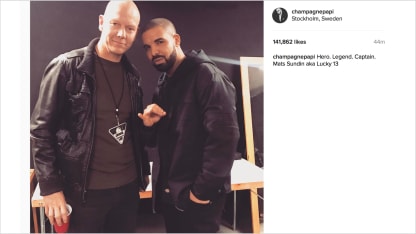 Drake and Mats Sundin 1