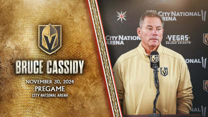 Bruce Cassidy Pregame 11/30