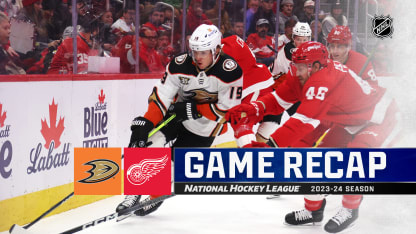 Anaheim Ducks Detroit Red Wings game recap December 18