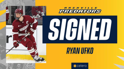 Predators Sign Ryan Ufko to Three-Year, Entry-Level Contract