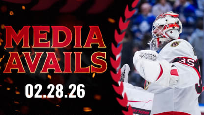 Linus Ullmark Postgame Media vs TOR