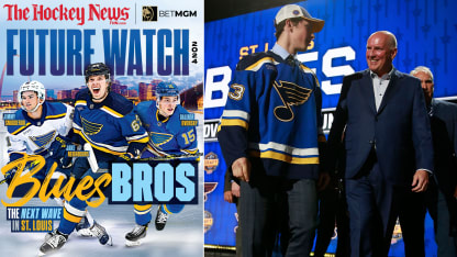 Blues prospects featured on cover of The Hockey News