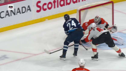 PHI@WPG: Fleury scores goal against Dan Vladar