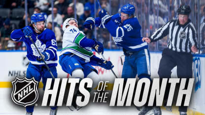 Top 2025-26 NHL Hits of January