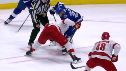 CAR@TBL: Svechnikov scores goal against Andrei Vasilevskiy