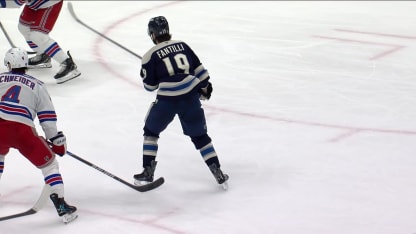 NYR@CBJ: Fantilli scores PPG against Igor Shesterkin