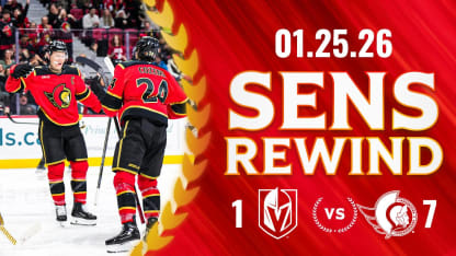 Sens Rewind: Collective Effort Leads to 7-1 Win vs VGK