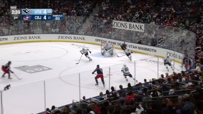 UTA@CBJ: Vejmelka with a great save against Adam Fantilli