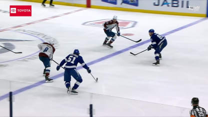 COL@TBL: Nelson scores goal against Andrei Vasilevskiy