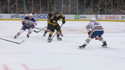 Zacha Scores Power-Play Goal