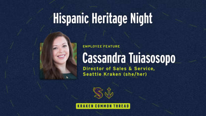 staff profile for Hispanic Heritage Night: Cassandra Tuiasosopo-ft