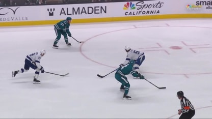 TBL@SJS: Regenda scores goal against Andrei Vasilevskiy