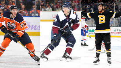 McDavid MacKinnon Pastrnak roundtable 12.4