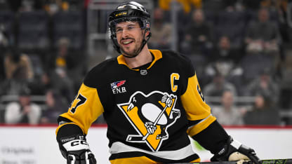 Crosby smiling